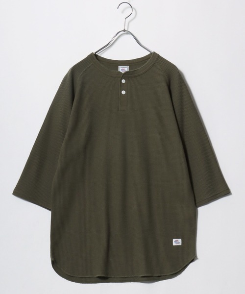 JEMORGAN（ジェーイーモーガン）の「2026AW JEMORGAN/ジェーイーモーガン ワッフル ラグランヘンリーネック7分袖Tシャツ レディース メンズ（Tシャツ/カットソー・メンズ・グレー/アイボリー/カーキ/ブラック/ホワイト/ネイビー/マスタード/ベージュ・S/XL/L/M）」の15枚目の写真