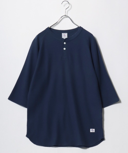 JEMORGAN（ジェーイーモーガン）の「2026AW JEMORGAN/ジェーイーモーガン ワッフル ラグランヘンリーネック7分袖Tシャツ レディース メンズ（Tシャツ/カットソー・メンズ・グレー/アイボリー/カーキ/ブラック/ホワイト/ネイビー/マスタード/ベージュ・S/XL/L/M）」の16枚目の写真
