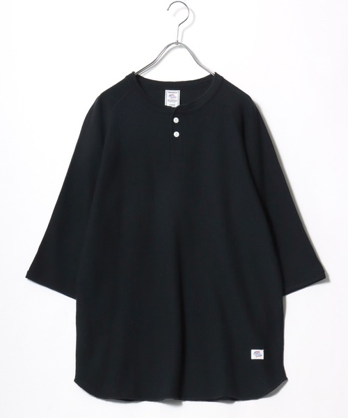 JEMORGAN（ジェーイーモーガン）の「2026AW JEMORGAN/ジェーイーモーガン ワッフル ラグランヘンリーネック7分袖Tシャツ レディース メンズ（Tシャツ/カットソー・メンズ・グレー/アイボリー/カーキ/ブラック/ホワイト/ネイビー/マスタード/ベージュ・S/XL/L/M）」の17枚目の写真