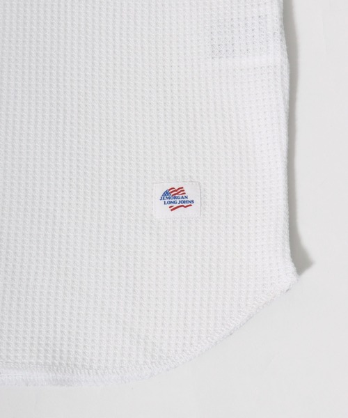 JEMORGAN（ジェーイーモーガン）の「2026AW JEMORGAN/ジェーイーモーガン ワッフル ラグランヘンリーネック7分袖Tシャツ レディース メンズ（Tシャツ/カットソー・メンズ・グレー/アイボリー/カーキ/ブラック/ホワイト/ネイビー/マスタード/ベージュ・S/XL/L/M）」の19枚目の写真