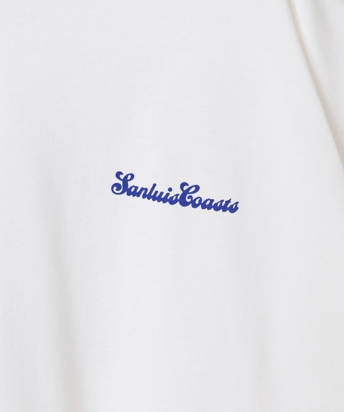 BAYFLOW(ベイフロー)の「SUNSETバックプリントTシャツ(Tシャツ/カットソー・メンズ・チャコール/イエロー/ブルー/オフホワイト・LARGE/MEDIUM)」の10枚目の写真