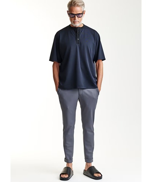 1 piu 1 uguale 3（ウノピゥウノウグァーレトレ）の「S/S HENRY    【LOOSE FIT】（Tシャツ/カットソー・メンズ・ブラック/ホワイト・LARGE）」の8枚目の写真