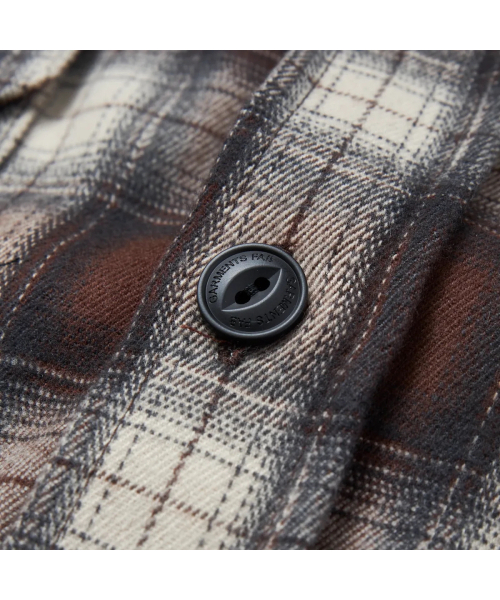 GARMENTS FAB（ガーメンツファブ）の「Lucky Clover Check Shirts (BROWN)（シャツ/ブラウス・レディース・その他・MEDIUM/LARGE）」の7枚目の写真