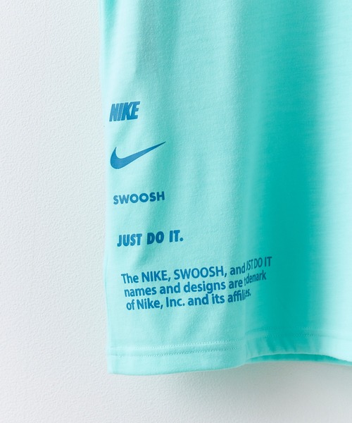 NIKE(ナイキ)の「NIKE/ナイキ メンズスペック半袖ハイドロガード 秋 秋服 2026年秋冬(Tシャツ/カットソー・メンズ・ミント/ベージュ/ホワイト/ブラック・M/L/XL)」の6枚目の写真