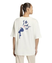 アディダス adidas スタジアム オーバーサイズ グラフィック Tシャツ