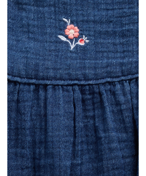 GAP（ギャップ）の「コットンガーゼ バブルボディスーツ (ベビー)（ロンパース・キッズ・インディゴブルー・90cm/80ｃｍ/70cm/60cm）」の3枚目の写真