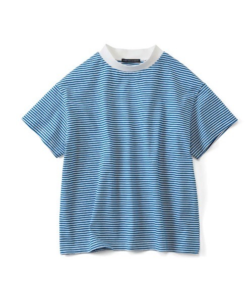 THREE FIFTY STANDARD（スリーフィフティースタンダード）の「ＴＨＲＥＥ　ＦＩＦＴＹ　ＳＴＡＮＤＡＲＤ　こだわりボーダーＴシャツ（Tシャツ/カットソー・レディース・ブルー系その他/ホワイト系その他/ブラウン系その他・M/L/LL/3L）」の17枚目の写真