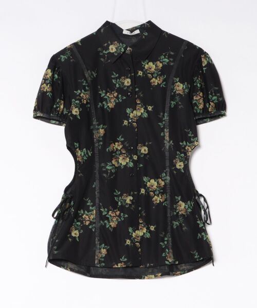 CLANE（クラネ）の「CLANE/クラネ/FLOWER HOLE SHIRTS（シャツ/ブラウス・レディース・ベージュ/ブラック・1）」の18枚目の写真