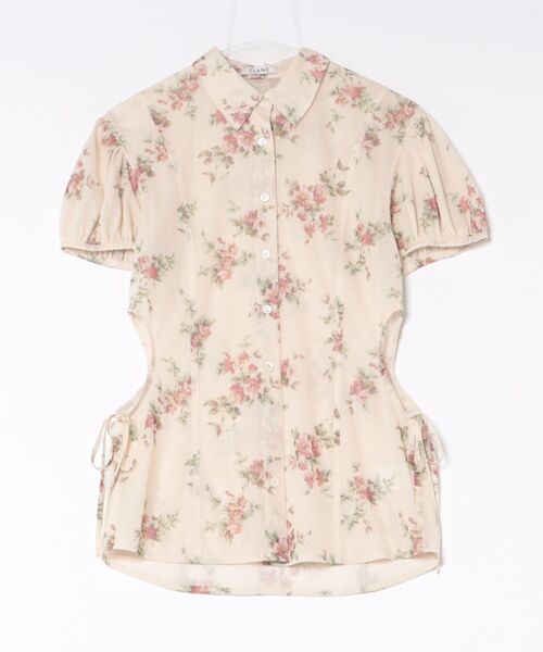 CLANE（クラネ）の「CLANE/クラネ/FLOWER HOLE SHIRTS（シャツ/ブラウス・レディース・ベージュ/ブラック・1）」の19枚目の写真