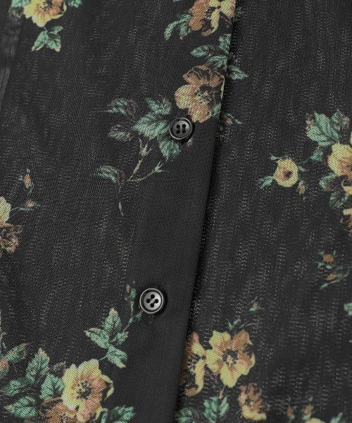 CLANE（クラネ）の「CLANE/クラネ/FLOWER HOLE SHIRTS（シャツ/ブラウス・レディース・ベージュ/ブラック・1）」の8枚目の写真