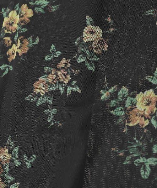 CLANE（クラネ）の「CLANE/クラネ/FLOWER HOLE SHIRTS（シャツ/ブラウス・レディース・ベージュ/ブラック・1）」の9枚目の写真