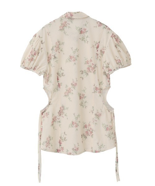 CLANE（クラネ）の「CLANE/クラネ/FLOWER HOLE SHIRTS（シャツ/ブラウス・レディース・ベージュ/ブラック・1）」の11枚目の写真