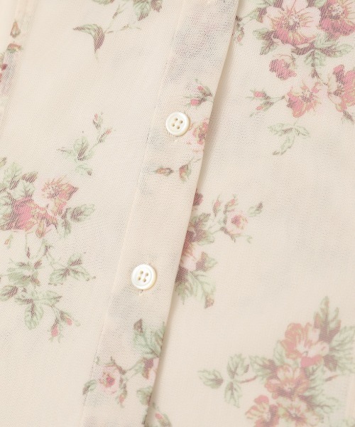 CLANE（クラネ）の「CLANE/クラネ/FLOWER HOLE SHIRTS（シャツ/ブラウス・レディース・ベージュ/ブラック・1）」の15枚目の写真