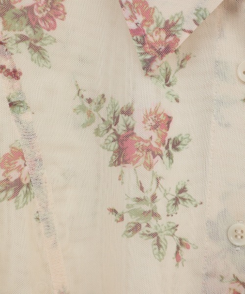 CLANE（クラネ）の「CLANE/クラネ/FLOWER HOLE SHIRTS（シャツ/ブラウス・レディース・ベージュ/ブラック・1）」の17枚目の写真