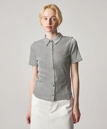 Steven Alan（スティーブンアラン）の「＜Steven Alan＞リブ ハーフスリーブ シャツカーディガン（カーディガン/ボレロ）」