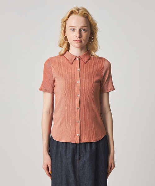Steven Alan(スティーブンアラン)の「<Steven Alan>リブ ハーフスリーブ シャツカーディガン(カーディガン/ボレロ・レディース・オフホワイト/レッド/ライム/ブラック・FREE)」の16枚目の写真