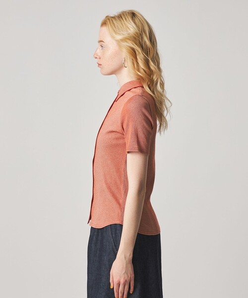 Steven Alan(スティーブンアラン)の「<Steven Alan>リブ ハーフスリーブ シャツカーディガン(カーディガン/ボレロ・レディース・オフホワイト/レッド/ライム/ブラック・FREE)」の17枚目の写真