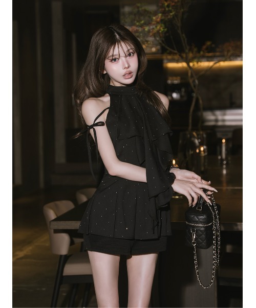 Darich(ダーリッチ)の「アメスリフリルショルダーリボンコンビネゾン(ワンピース・レディース・ホワイト/ブラック/その他・FREE/FL)」の21枚目の写真