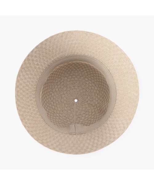 BRIEFING(ブリーフィング)の「【BRIEFING GOLF/ブリーフィングゴルフ】MEN'S BASKET WEAVE BELL HAT(ハット・メンズ・ベージュ/ブラック・FREE)」の5枚目の写真
