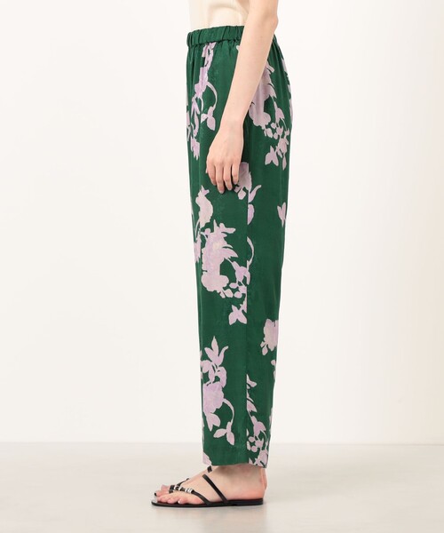 NE QUITTEZ PAS!(ヌキテパ)の「ne Quittez pas Shantoon Jacquard パンツ(その他パンツ・レディース・アイボリー/ダークグリーン・S)」の5枚目の写真