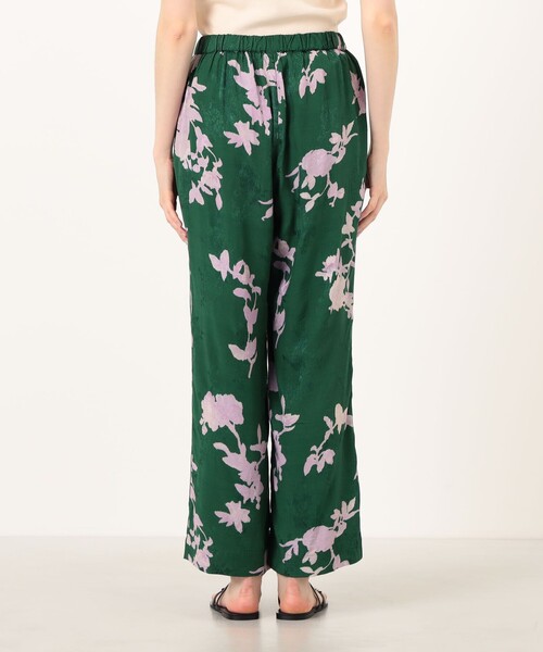 NE QUITTEZ PAS!(ヌキテパ)の「ne Quittez pas Shantoon Jacquard パンツ(その他パンツ・レディース・アイボリー/ダークグリーン・S)」の6枚目の写真