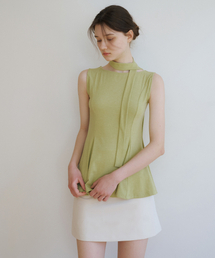 WA MINI SKIRT LIGHT YELLOW