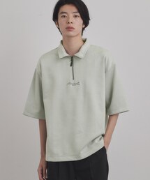 tk.TAKEO KIKUCHI | フェイクスエードハーフジップ(Tシャツ/カットソー)