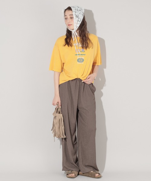 GEORGE'S(ジョージズ)の「楊柳イージーパンツ(その他パンツ・レディース・ブラック/ブラウン/レッド・MEDIUM/SMALL)」の7枚目の写真