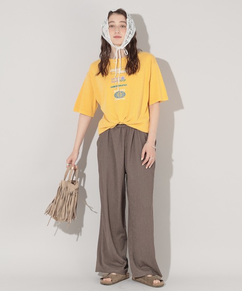 GEORGE'S(ジョージズ)の「楊柳イージーパンツ(その他パンツ・レディース・ブラック/ブラウン/レッド・MEDIUM/SMALL)」の8枚目の写真