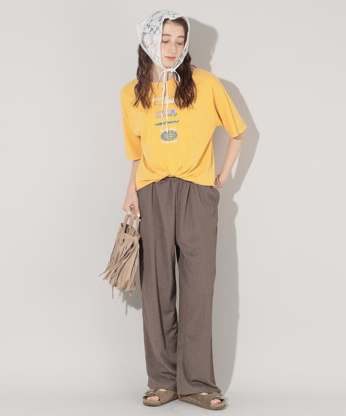 GEORGE'S(ジョージズ)の「楊柳イージーパンツ(その他パンツ・レディース・ブラック/ブラウン/レッド・MEDIUM/SMALL)」の9枚目の写真