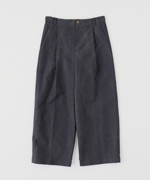 FRANK LEDER(フランクリーダー)の「FRANK LEDER / フランクリーダー WASHED MOLESKIN WIDE PT(その他パンツ・メンズ・ブラック系その他・MEDIUM)」の1枚目の写真