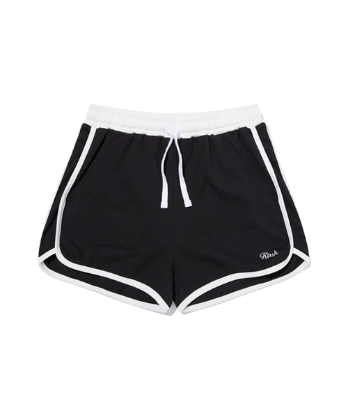 KIRSH（キルシー）の「キルシ 配色ドルフィンパンツ [ブラック]（その他パンツ・レディース・その他・MEDIUM/SMALL）」の2枚目の写真