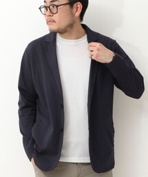 NOLLEY'S LIGHT（ノーリーズライト）の「SORONA混プレーティング天竺　テーラージャケットカーデ（カーディガン/ボレロ）」