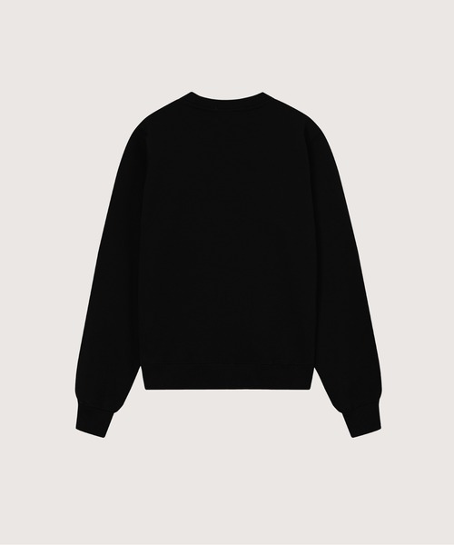 LA POMME petit(ラポミ・プチ)の「LA POMME petit Bow Heels Illustration Sweat(スウェット・レディース・ブラック/ホワイト・FREE)」の3枚目の写真
