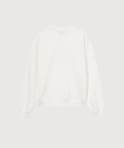 LA POMME petit(ラポミ・プチ)の「LA POMME petit Bow Heels Illustration Sweat(スウェット・レディース・ブラック/ホワイト・FREE)」の4枚目の写真