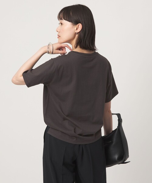 green label relaxing(グリーンレーベルリラクシング)の「グラフィック Tシャツ(Tシャツ/カットソー・レディース・ブラウン/オフホワイト/ダークグレー/その他1・FREE)」の7枚目の写真
