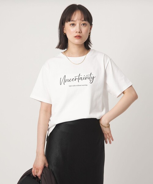 green label relaxing(グリーンレーベルリラクシング)の「グラフィック Tシャツ(Tシャツ/カットソー・レディース・ブラウン/オフホワイト/ダークグレー/その他1・FREE)」の10枚目の写真