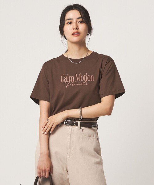 green label relaxing(グリーンレーベルリラクシング)の「グラフィック Tシャツ(Tシャツ/カットソー・レディース・ブラウン/オフホワイト/ダークグレー/その他1・FREE)」の18枚目の写真