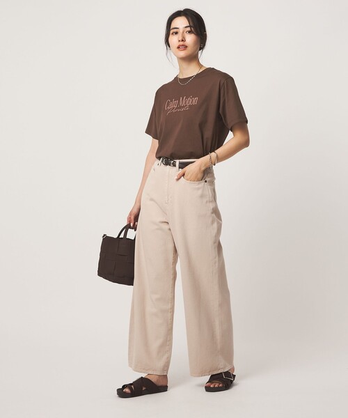 green label relaxing(グリーンレーベルリラクシング)の「グラフィック Tシャツ(Tシャツ/カットソー・レディース・ブラウン/オフホワイト/ダークグレー/その他1・FREE)」の20枚目の写真