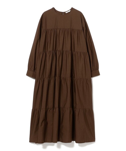 Ray BEAMS(レイビームス)の「【別注】Gymphlex × Ray BEAMS / ティアード ワンピース(ワンピース・レディース・ワイン/ネイビー・14)」の7枚目の写真