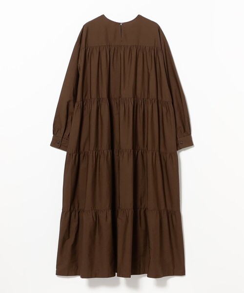 Ray BEAMS(レイビームス)の「【別注】Gymphlex × Ray BEAMS / ティアード ワンピース(ワンピース・レディース・ワイン/ネイビー・14)」の6枚目の写真