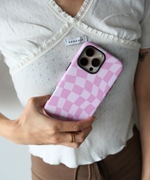 【SANSeLF】ウェービーチェッカーフラッグiPhoneケース sac26s004