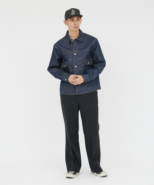 Levi's(リーバイス)の「Levi’s(R) / リーバイス(R) 別注 TYPE2リジッド トラッカージャケット(デニムジャケット・メンズ・ダークブルー・SMALL/MEDIUM/LARGE/X-LARGE/XX-LARGE)」の13枚目の写真
