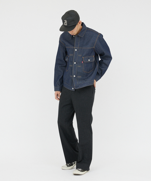 Levi's(リーバイス)の「Levi’s(R) / リーバイス(R) 別注 TYPE2リジッド トラッカージャケット(デニムジャケット・メンズ・ダークブルー・SMALL/MEDIUM/LARGE/X-LARGE/XX-LARGE)」の15枚目の写真