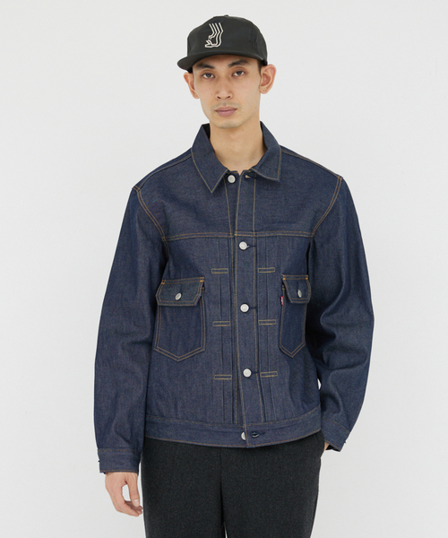 Levi's(リーバイス)の「Levi’s(R) / リーバイス(R) 別注 TYPE2リジッド トラッカージャケット(デニムジャケット・メンズ・ダークブルー・SMALL/MEDIUM/LARGE/X-LARGE/XX-LARGE)」の17枚目の写真