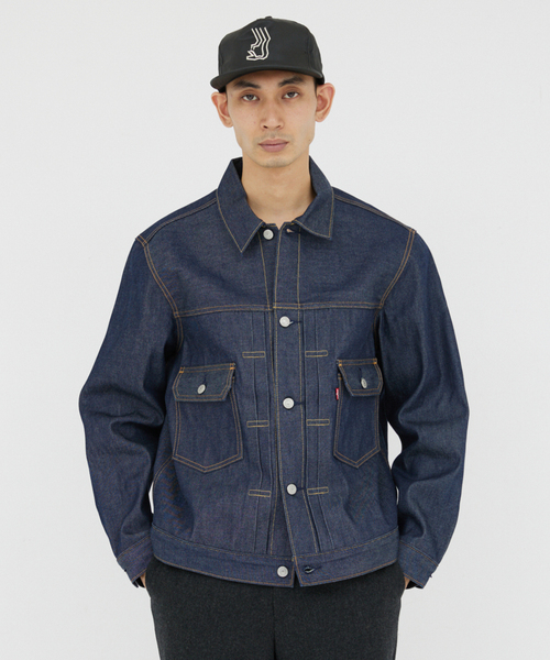 Levi's(リーバイス)の「Levi’s(R) / リーバイス(R) 別注 TYPE2リジッド トラッカージャケット(デニムジャケット・メンズ・ダークブルー・SMALL/MEDIUM/LARGE/X-LARGE/XX-LARGE)」の18枚目の写真