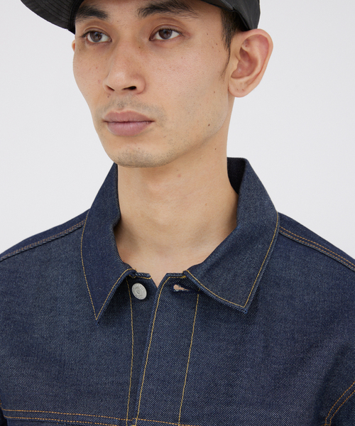 Levi's(リーバイス)の「Levi’s(R) / リーバイス(R) 別注 TYPE2リジッド トラッカージャケット(デニムジャケット・メンズ・ダークブルー・SMALL/MEDIUM/LARGE/X-LARGE/XX-LARGE)」の21枚目の写真