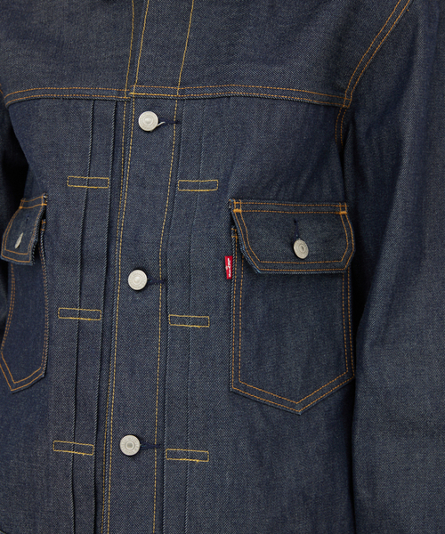 Levi's(リーバイス)の「Levi’s(R) / リーバイス(R) 別注 TYPE2リジッド トラッカージャケット(デニムジャケット・メンズ・ダークブルー・SMALL/MEDIUM/LARGE/X-LARGE/XX-LARGE)」の22枚目の写真