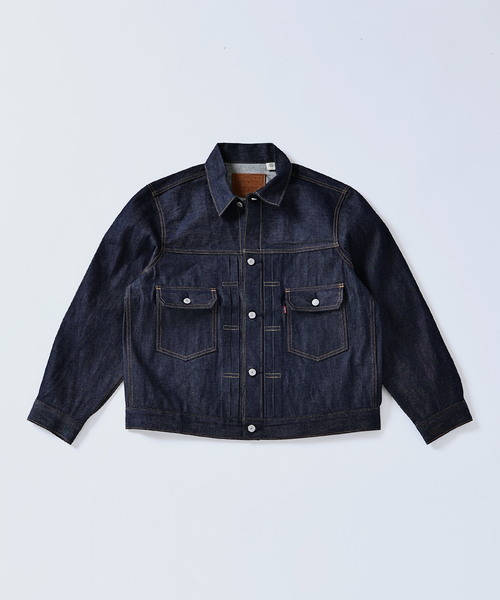 Levi's(リーバイス)の「Levi’s(R) / リーバイス(R) 別注 TYPE2リジッド トラッカージャケット(デニムジャケット・メンズ・ダークブルー・SMALL/MEDIUM/LARGE/X-LARGE/XX-LARGE)」の3枚目の写真