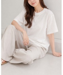 テクスチャー半袖Tシャツ